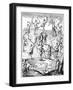 Captain John Smith Taken Prisoner by the Indians, Virgina, 1607-null-Framed Giclee Print