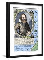 Captain John Smith, Virginia colonist, 1624, (1893)-Unknown-Framed Giclee Print