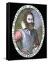 Captain John Smith-Simon de Passe-Framed Stretched Canvas