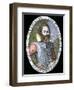 Captain John Smith-Simon de Passe-Framed Giclee Print