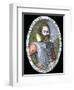 Captain John Smith-Simon de Passe-Framed Giclee Print