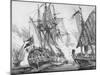 Captain Keigwin in the Revenge, Beating Off Sevagees Fleet, 1884-null-Mounted Giclee Print