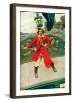 Captain Keitt-Howard Pyle-Framed Premium Giclee Print