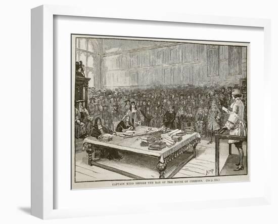 Captain Kidd before the Bar of the House of Commons-English School-Framed Giclee Print