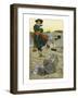 Captain Kidd Buries His Treasure-Howard Pyle-Framed Premium Giclee Print