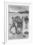 Captain Kidd Lands with His Crew and Treasure-Sidney Cowell-Framed Photographic Print