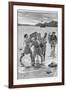 Captain Kidd Lands with His Crew and Treasure-Sidney Cowell-Framed Photographic Print