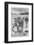 Captain Kidd Lands with His Crew and Treasure-Sidney Cowell-Framed Photographic Print