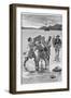 Captain Kidd Lands with His Crew and Treasure-Sidney Cowell-Framed Photographic Print