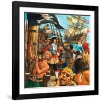 Captain Kidd, Privateer or Pirate?-Kenneth John Petts-Framed Giclee Print