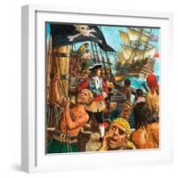 Captain Kidd, Privateer or Pirate?-Kenneth John Petts-Framed Giclee Print