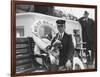 Captain Lane Erickson of the Great Bear with Dog, 1916-Asahel Curtis-Framed Giclee Print