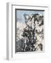 Captain Lebedief Heroically Defending the Bastion at Port Arthur, Russo-Japanese War, 1904-5-null-Framed Giclee Print