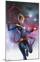 CAPTAIN MARVEL - STARS-null-Mounted Poster