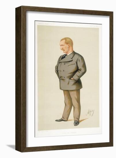 Captain Matthew Webb, First Man to Swim the English Channel, 1875-Carlo Pellegrini-Framed Giclee Print