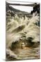 Captain Matthew Webb Survives Niagara Falls-null-Mounted Photographic Print