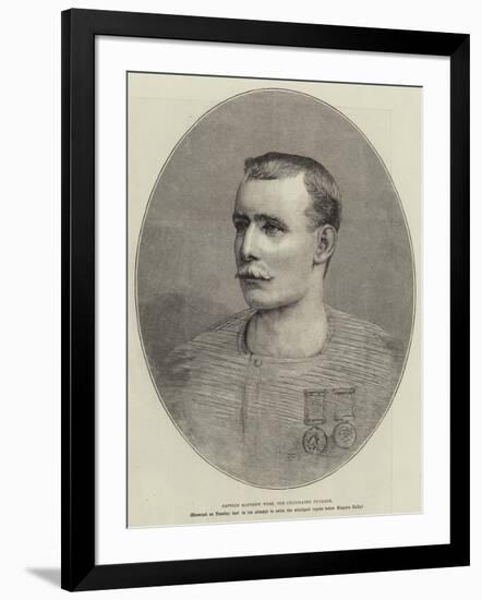 Captain Matthew Webb, the Celebrated Swimmer-null-Framed Giclee Print