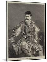 Captain Meetza, a Greek Insurgent Leader-null-Mounted Giclee Print