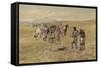 Captain Meriwether Lewis Meeting the Shoshones-Celia Russell-Framed Stretched Canvas