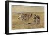 Captain Meriwether Lewis Meeting the Shoshones-Celia Russell-Framed Giclee Print