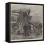 Captain Moncrieff's Protected Barbette Gun-null-Framed Stretched Canvas