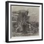 Captain Moncrieff's Protected Barbette Gun-null-Framed Giclee Print