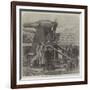 Captain Moncrieff's Protected Barbette Gun-null-Framed Giclee Print