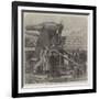 Captain Moncrieff's Protected Barbette Gun-null-Framed Giclee Print