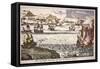 Captain Morgan Defeats Spanish Warships Blocking the Mouth of Lake Maracaibo in 1669-null-Framed Stretched Canvas