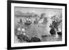 Captain Morgan's Defeat of the Spanish Fleet, 1660S-null-Framed Giclee Print