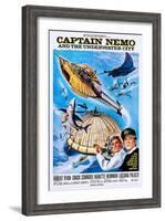 Captain Nemo and the Underwater City-null-Framed Art Print