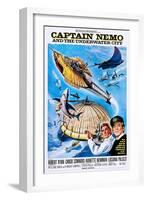 Captain Nemo and the Underwater City-null-Framed Art Print