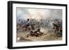 Captain Norman Ramsay, Royal Horse Artillery, Galloping His Troop Through the French Army to…-George Bryant Campion-Framed Giclee Print