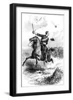 Captain Northrop Leading the Attack at Knoxville, Tennessee, American Civil War, 1863-null-Framed Giclee Print