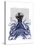 Captain Octopus-Fab Funky-Stretched Canvas