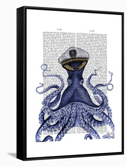 Captain Octopus-Fab Funky-Framed Stretched Canvas