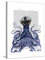 Captain Octopus-Fab Funky-Stretched Canvas