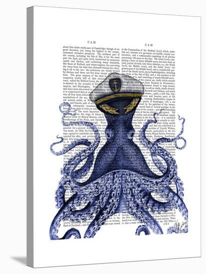 Captain Octopus-Fab Funky-Stretched Canvas