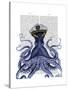 Captain Octopus-Fab Funky-Stretched Canvas