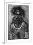 Captain of a Company of Cannibal Fighting Men, New Guinea, 1922-null-Framed Giclee Print