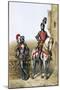 Captain of the Archers in Paris and a Cavalier, 15th Century-A Lemercier-Mounted Giclee Print