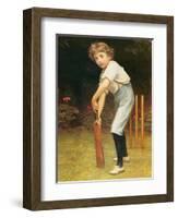 Captain of the Eleven, C.1889-Philip Hermogenes Calderon-Framed Giclee Print