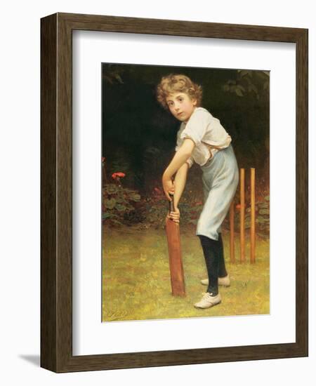 Captain of the Eleven, C.1889-Philip Hermogenes Calderon-Framed Giclee Print