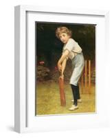 Captain of the Eleven, C.1889-Philip Hermogenes Calderon-Framed Giclee Print