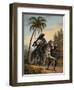 Captain of the Forest with a Prisoner, 1827-35-Johann Moritz Rugendas-Framed Giclee Print