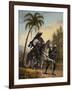 Captain of the Forest with a Prisoner, Voyage Pittoresque Dans Le Bresil-Johann Moritz Rugendas-Framed Giclee Print