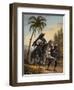 Captain of the Forest with a Prisoner, Voyage Pittoresque Dans Le Bresil-Johann Moritz Rugendas-Framed Giclee Print