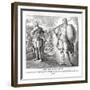 Captain of the Lord's host outside Jericho, Joshua-Julius Schnorr von Carolsfeld-Framed Giclee Print