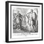 Captain of the Lord's host outside Jericho, Joshua-Julius Schnorr von Carolsfeld-Framed Giclee Print