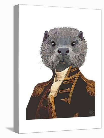 Captain Otter-Fab Funky-Stretched Canvas
